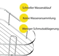 Eisl Duschregal Ohne Bohren 2 Etagen Chrom -Black & Decker 2475711000 prod 004