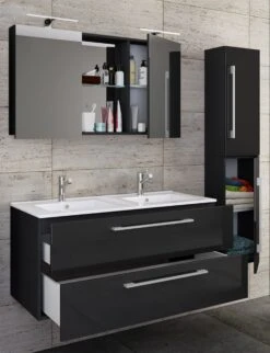 VCM 4-tlg. Doppel Waschplatz 2 Waschtisch Badmöbel Set Waschbecken Budasi SC 8 VCM 4-tlg. Doppel Waschplatz 2 Waschtisch Badmöbel Set Waschbecken Budasi SC -Black & Decker 8600043100 917554 prod 003