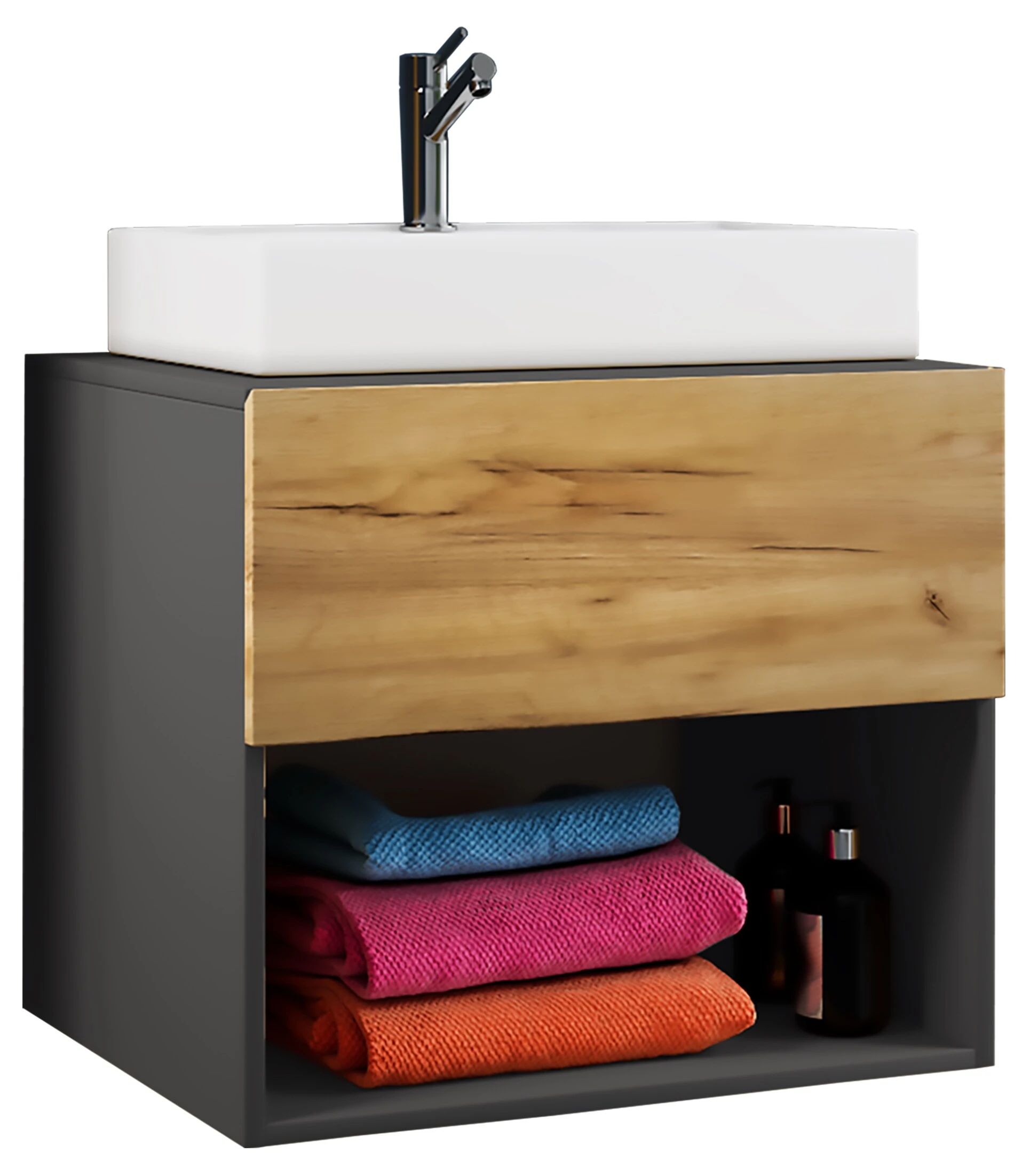 VCM 2-tlg. Waschtisch Waschplatz Badmöbel Waschbecken Bad Schrank Keramik Lendas Ll 2 VCM 2-tlg. Waschtisch Waschplatz Badmöbel Waschbecken Bad Schrank Keramik Lendas Ll – Bild 2