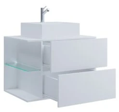 VCM 2-tlg. Waschplatz Waschtisch Badmöbel Set Waschbecken Hausa M Schublade 5 VCM 2-tlg. Waschplatz Waschtisch Badmöbel Set Waschbecken Hausa M Schublade -Black & Decker 8600043100 918922 prod 003