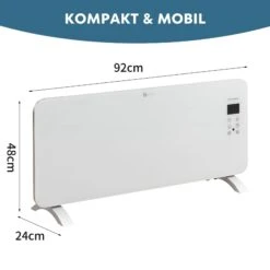 STAHLMANN Konvektor ZG2000 Weiss Mit Glasfront -Black & Decker 8600153300 3985 prod 005