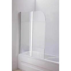 CLP NANO Duschabtrennung Für Die Badewanne Anschlag Links | Faltbarer Badewannenaufsatz Aus Sicherheisglas | 2 Teilige Duschwand -Black & Decker 8600246500 161573943 prod 005