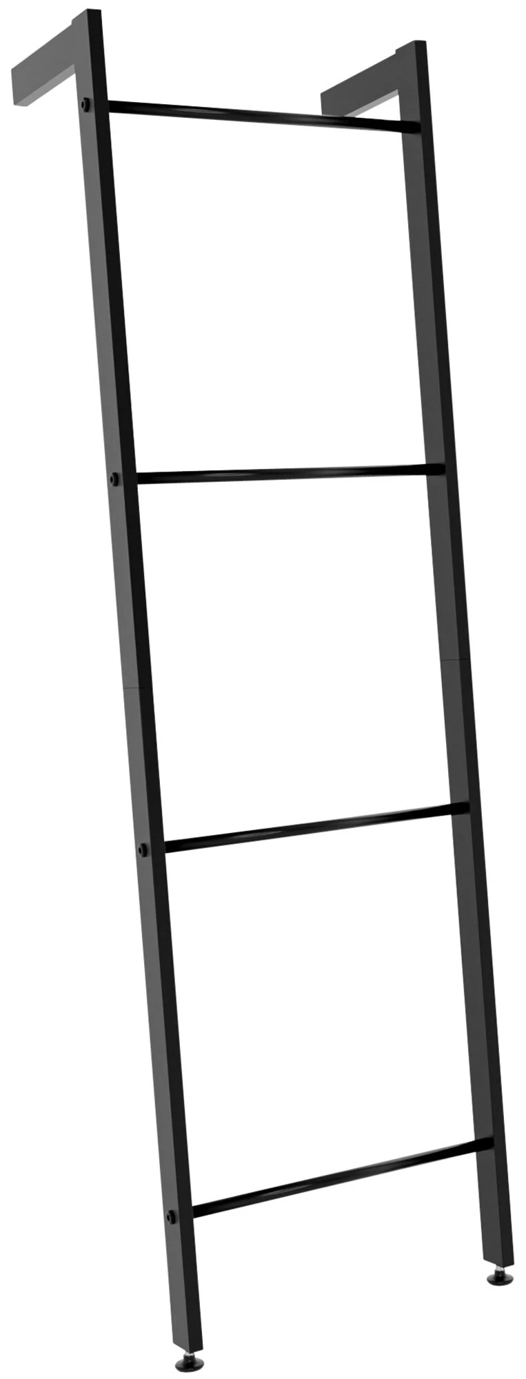 CLP Handtuchhalter Betti I Handtuchständer Aus Metall I Stehende Badetuchleiter Schwarz 1 CLP Handtuchhalter Betti I Handtuchständer Aus Metall I Stehende Badetuchleiter Schwarz