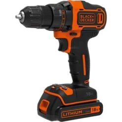 Black & Decker BLACK+DECKER Bohrschrauber Akku-Bohrschrauber BDCDD186K, 18Volt