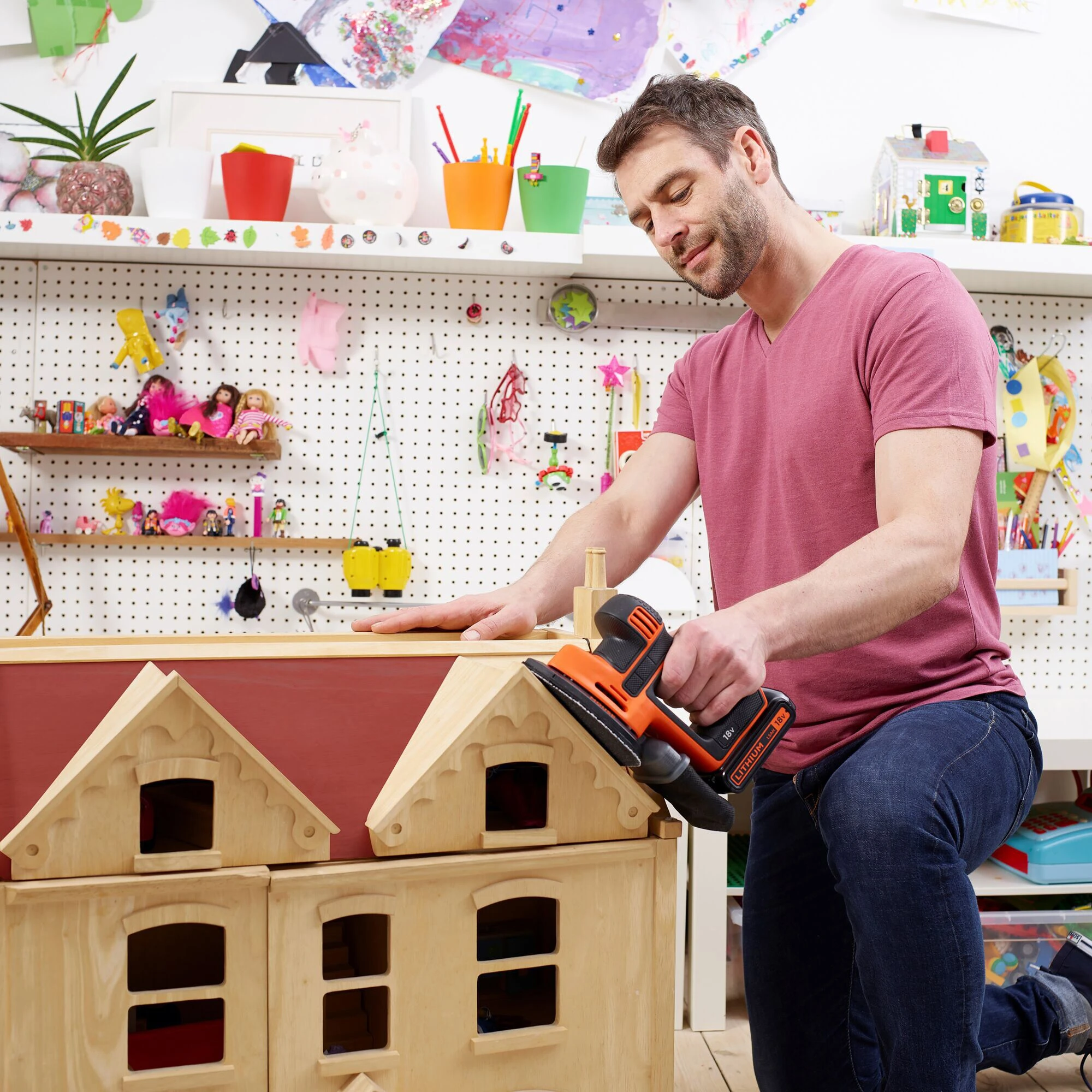 Black & Decker BLACK+DECKER Deltaschleifer Akku-Dreieckschleifer Mouse BDCDS18N, 18Volt 3 Black & Decker BLACK+DECKER Deltaschleifer Akku-Dreieckschleifer Mouse BDCDS18N, 18Volt – Bild 3