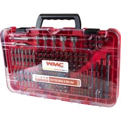 WMC TOOLS Bitkasten Bohrer Bitset Bitsatz Profi Bit Set Werkzeugset Heimwerker 120-teilig Haushalts Werkzeug Set Stecknuss Bits -Black & Decker 8600290900 30494 prod 003