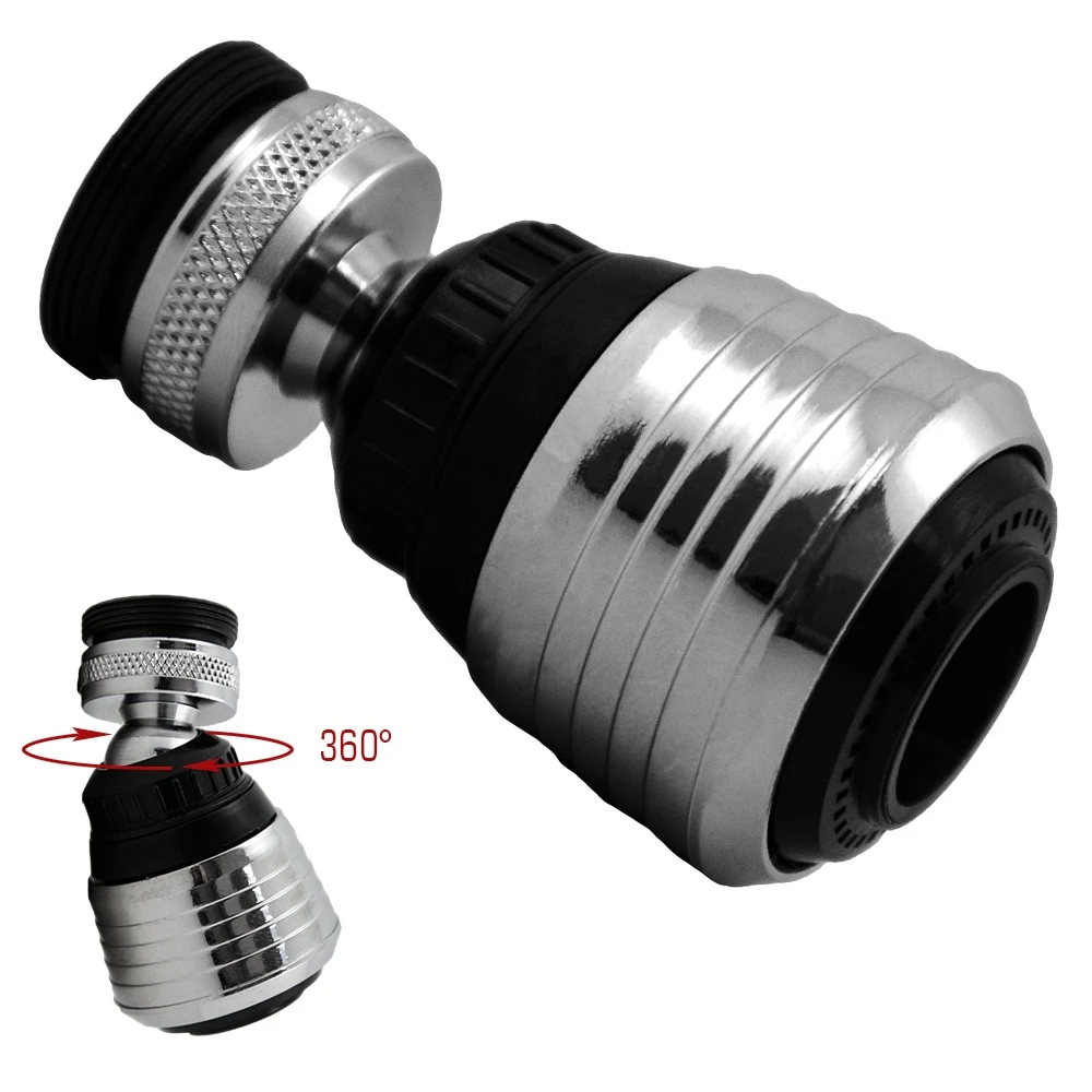 Wasserhahn Aufsatz 360° Schwenkbrause Perlator Sparventil Strahlregler 1 Wasserhahn Aufsatz 360° Schwenkbrause Perlator Sparventil Strahlregler