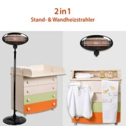 H+H BS 55 Stand-Heizstrahler Mit Drei Heizstäben, 2000 W 8 H+H BS 55 Stand-Heizstrahler Mit Drei Heizstäben, 2000 W -Black & Decker 8600298500 878 prod 003