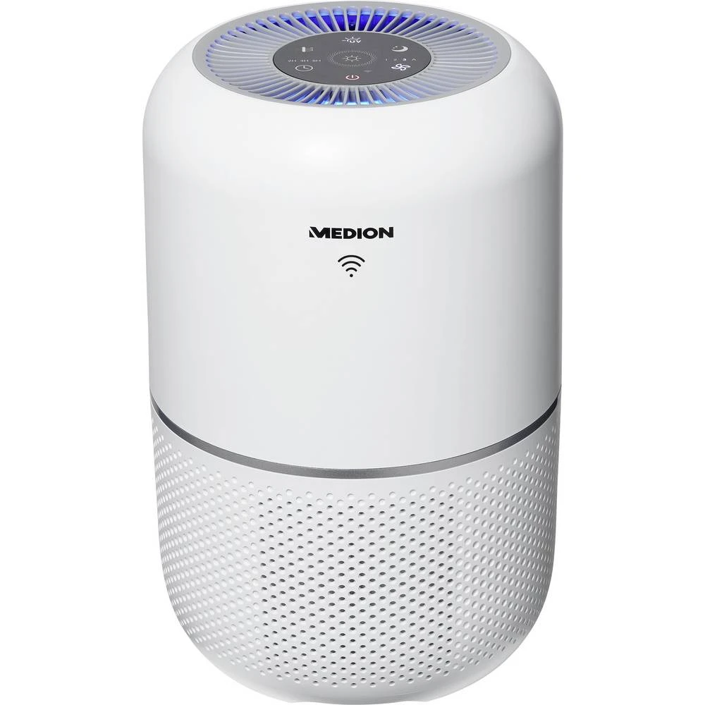 Smarter Luftreiniger Reduziert Aerosol-Konzentrationen, App HEPA-Filter, UV-Licht 1 Smarter Luftreiniger Reduziert Aerosol-Konzentrationen, App HEPA-Filter, UV-Licht