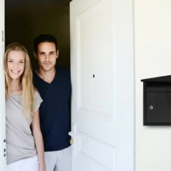 Relaxdays Briefkasten Eisen Schwarz -Black & Decker 8600323900 100185140 prod 003