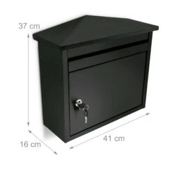 Relaxdays Briefkasten Eisen Schwarz -Black & Decker 8600323900 100185140 prod 004