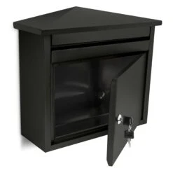 Relaxdays Briefkasten Eisen Schwarz -Black & Decker 8600323900 100185140 prod 006