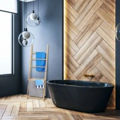 Relaxdays Handtuchhalter Bambus Mit Wäschesack -Black & Decker 8600323900 100221480 prod 003