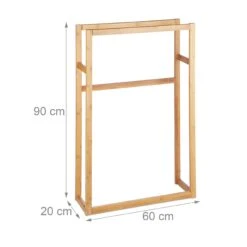 Relaxdays Handtuchständer Bambus 8 Relaxdays Handtuchständer Bambus -Black & Decker 8600323900 100242140 prod 004