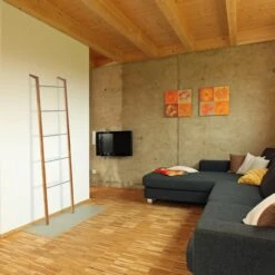 Relaxdays Leiterregal Handtuchhalter Bambus -Black & Decker 8600323900 100242150 prod 005