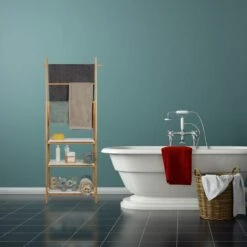 Relaxdays Handtuchhalter Regal Bambus