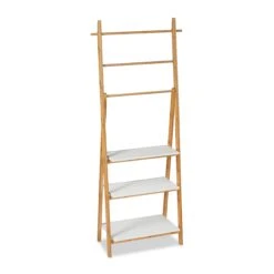 Relaxdays Handtuchhalter Regal Bambus -Black & Decker 8600323900 100250020 prod 009