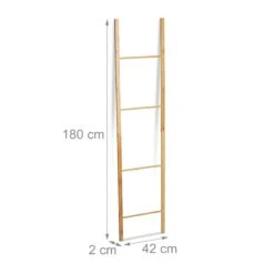 Relaxdays Handtuchleiter Bambus Klappbar 9 Relaxdays Handtuchleiter Bambus Klappbar -Black & Decker 8600323900 100250140 prod 004