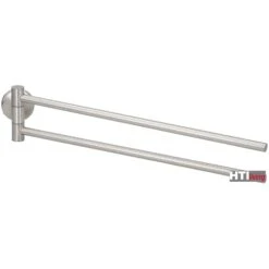 HTI-Living Handtuchhalter, Doppelt Edelstahl