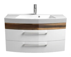 Posseik Waschplatz Rima Walnuss-weiss 5870