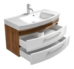 Posseik Waschplatz Rima Walnuss-weiss 5870 -Black & Decker 8600335800 12978 prod 006