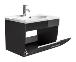 Posseik Waschplatz Salona Anthrazit Waschtisch Inkl. Mineralguss-Waschbecken -Black & Decker 8600335800 13227 prod 005