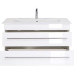 Badmöbel Villeroy & Boch Waschbecken Venticello 100 Cm In Weiß Hochglanz -Black & Decker 8600335800 18721 prod 005