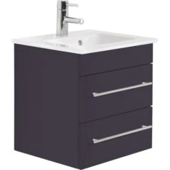 Badmöbel Inkl. Villeroy & Boch Waschbecken Venticello 50cm Anthrazit Seidenglanz -Black & Decker 8600335800 18725 prod 003