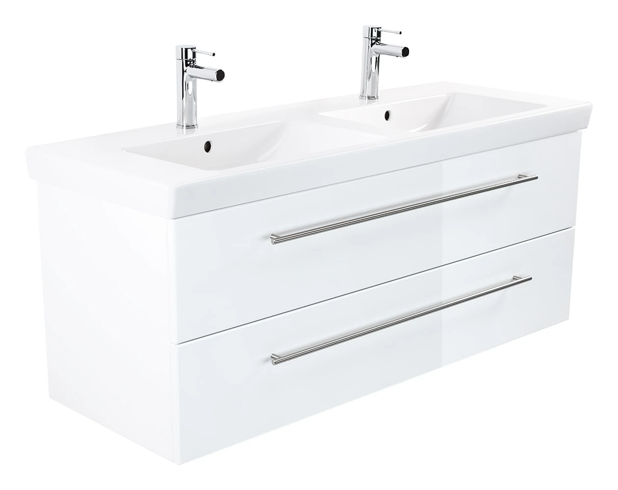 POSSEIK Badmöbel Villeroy & Boch Waschbecken Subway 2.0 130cm Doppelwaschtisch 2 POSSEIK Badmöbel Villeroy & Boch Waschbecken Subway 2.0 130cm Doppelwaschtisch – Bild 2