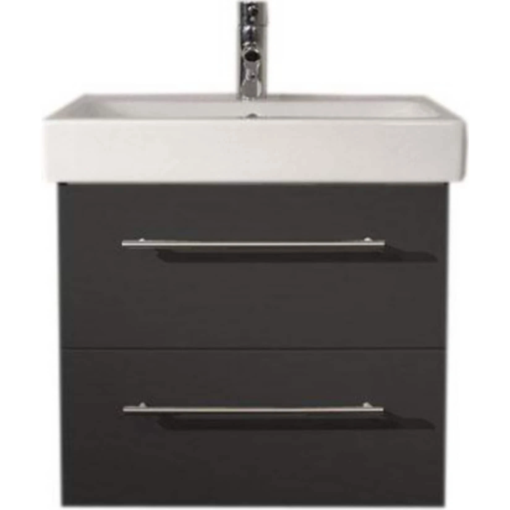 KERAMAG Waschtisch Waschbecken Bad Möbel Unterschrank Icon B 60 Cm Anthrazit Seidenglanz 2 KERAMAG Waschtisch Waschbecken Bad Möbel Unterschrank Icon B 60 Cm Anthrazit Seidenglanz – Bild 2