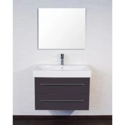 KERAMAG Waschtisch Waschbecken Badmöbel Unterschrank Icon B: 75 Cm Anthrazit -Black & Decker 8600335800 18745 prod 003