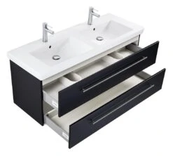 POSSEIK Waschtisch Inkl. Villeroy & Boch Doppel Waschbecken Subway 2.0 130 Cm -Black & Decker 8600335800 18756 prod 003