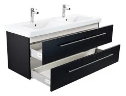 POSSEIK Waschtisch Inkl. Villeroy & Boch Doppel Waschbecken Subway 2.0 130 Cm -Black & Decker 8600335800 18756 prod 005