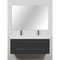 KERAMAG Waschtisch Doppel Waschbecken Bad Unterschrank Icon B: 120 Cm Anthrazit 7 KERAMAG Waschtisch Doppel Waschbecken Bad Unterschrank Icon B: 120 Cm Anthrazit -Black & Decker 8600335800 18775 prod 003