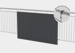 EET Solaranlage LightMate Balkonkraftwerk - Plug-in Photovoltaik Mit Schukokabel