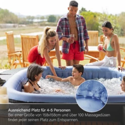 Whirlpool Selbstaufblasend MSpa COMFORT Tekapo C-TE042 Mit Bediencontroller | 158x158cm -Black & Decker 8600335800 53290 prod 004