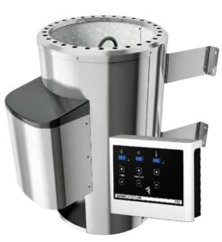 Karibu Saunaofen 3,6 KW PnP SET Mit Steinen Und Strg. Easy