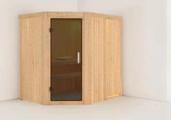 Karibu Sauna "Havasu" SET Naturbelassen Ohne Ofen