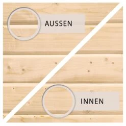 Karibu Sauna "View " 2 SET Naturbelassen 3,6kW Bio Ofen -Black & Decker 8600335800 55802 prod 003