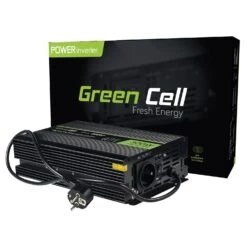 Green Cell® Wechselrichter Spannungswandler 12V Auf 230V Reiner Sinus 300W/600W USV Für Öfen Und Zentralheizungspumpen