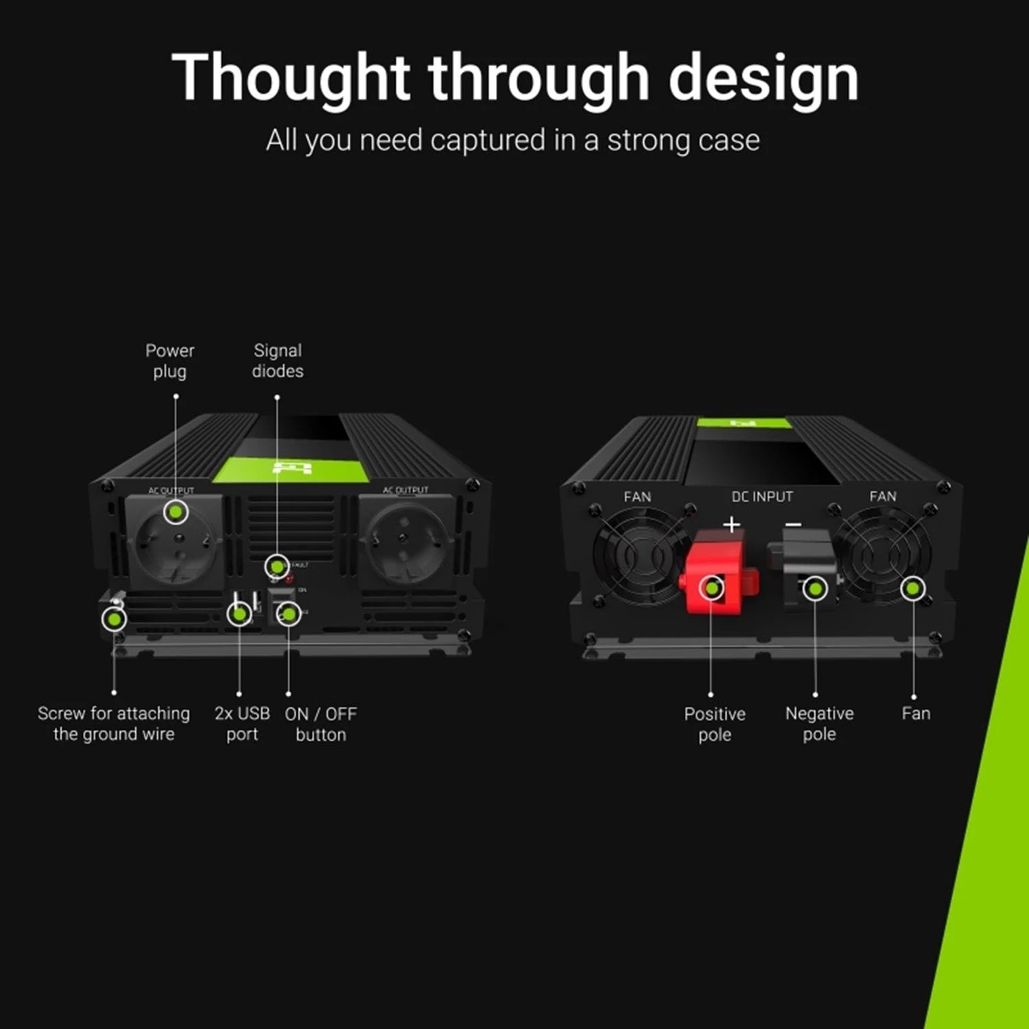 Green Cell Wechselrichter Spannungswandler 3000W/6000W 6 Green Cell Wechselrichter Spannungswandler 3000W/6000W – Bild 6