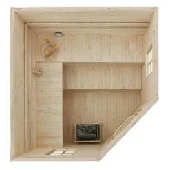 Artsauna Gartensauna Eldur Mit Ofen, Licht & Zubehör – Holz Saunahaus Für 5 Personen – Outdoor Sauna -Black & Decker 8600348200 18707 prod 006