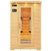 Artsauna Infrarotkabine Wärmekabine Oslo Mit Vollspektrumstrahlern & Hemlockholz