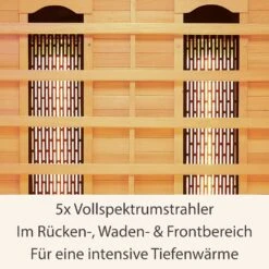 Artsauna Infrarotkabine Wärmekabine Oslo Mit Vollspektrumstrahlern & Hemlockholz 8 Artsauna Infrarotkabine Wärmekabine Oslo Mit Vollspektrumstrahlern & Hemlockholz -Black & Decker 8600348200 52728126 prod 003