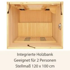 Artsauna Infrarotkabine Wärmekabine Oslo Mit Vollspektrumstrahlern & Hemlockholz 9 Artsauna Infrarotkabine Wärmekabine Oslo Mit Vollspektrumstrahlern & Hemlockholz -Black & Decker 8600348200 52728126 prod 004