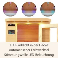 Artsauna Infrarotkabine Wärmekabine Oslo Mit Vollspektrumstrahlern & Hemlockholz 10 Artsauna Infrarotkabine Wärmekabine Oslo Mit Vollspektrumstrahlern & Hemlockholz -Black & Decker 8600348200 52728126 prod 005