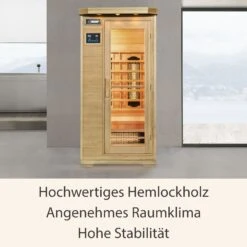 Artsauna Infrarotkabine Wärmekabine Trondheim Mit Vollspektrumstrahlern & Hemlockholz 8 Artsauna Infrarotkabine Wärmekabine Trondheim Mit Vollspektrumstrahlern & Hemlockholz -Black & Decker 8600348200 52848041 prod 003