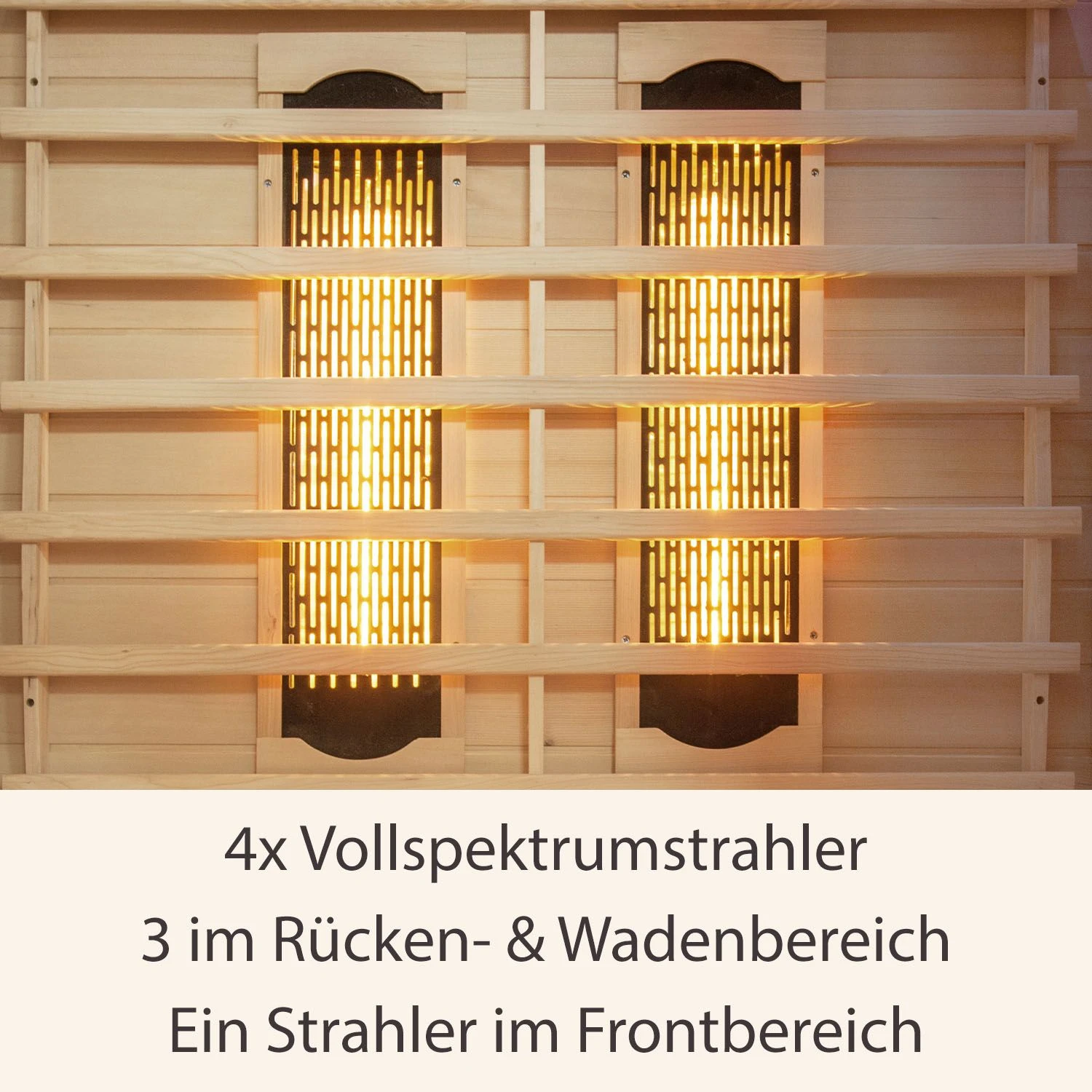 Artsauna Infrarotkabine Wärmekabine Trondheim Mit Vollspektrumstrahlern & Hemlockholz 4 Artsauna Infrarotkabine Wärmekabine Trondheim Mit Vollspektrumstrahlern & Hemlockholz – Bild 4