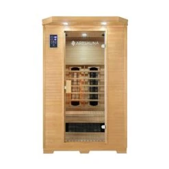 Artsauna Infrarotkabine Oslo Mit Triplex-Heizsystem | 2 Personen | Hemlock Holz | 120 X 100 Cm -Black & Decker 8600348200 61844987 prod 006