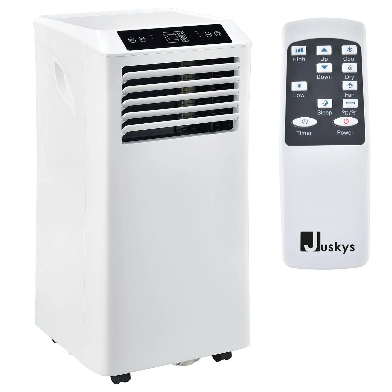 Juskys Lokales Klimagerät MK950W2 Mit Fernbedienung & Timer - 9000 BTU – 3in1 Klimaanlage Kühlung 1 Juskys Lokales Klimagerät MK950W2 Mit Fernbedienung & Timer - 9000 BTU – 3in1 Klimaanlage Kühlung